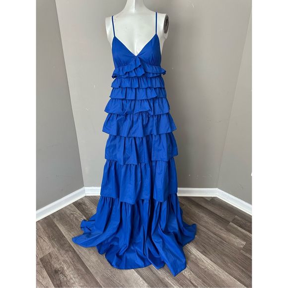 STAUD RYLIE DRESS LAPIS - Picture 6 of 12